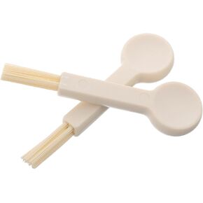 2pcs Multi-Purpose Groove Cleaning Brush with Hard Plastic Bristles for Window Tracks and Home Electronics, Ergonomic Design for Efficient Cleaning in Tight Spaces and Household in Saudi Arabia