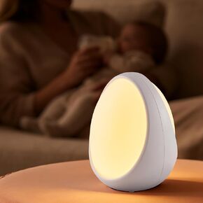 Gelielim Baby Egg Night Light for Nursery | 8 Colors Changing,Rechargeable 1800mAh Battery,BPA Free Silicone,Stepless Dimming,1h Timer,Touch Night Lamp for Breastfeeding in Kuwait