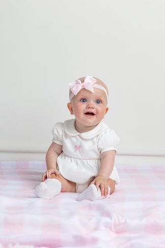 Mud Pie Baby Girl Poplin Bow Bubble in Kuwait