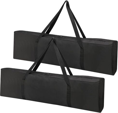 PATIKIL 40.55"x11.02" Tripod Carrying Case, 2Pack Oxford Cloth Padded Tripod Bag with Handles for Light Stands Tripod Photography Accessories, Black in Kuwait