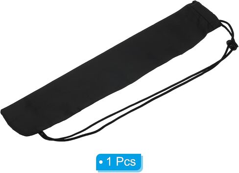 16.5"X2" Long Monopod Carrying Case Bag, Nylon Carry Bag with Shoulder Strap Portable Folding for Camera Monopod, Black in Kuwait