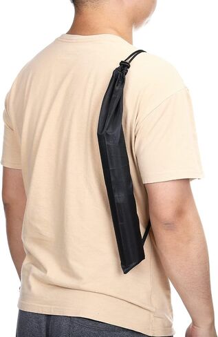 16.5"X2" Long Monopod Carrying Case Bag, Nylon Carry Bag with Shoulder Strap Portable Folding for Camera Monopod, Black in Kuwait