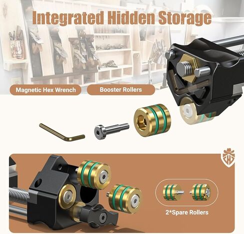 HONGDUI HD34 Chisel Sharpening Jig Honing Guide for 0.1"-3.2" Chisel Planes | 15°-47°Adjustable Auto-Lock Angle Fixture & Gauge, Ultra Straight Roller, Ergonomic Design, Precision and Fast Sharpening in Kuwait