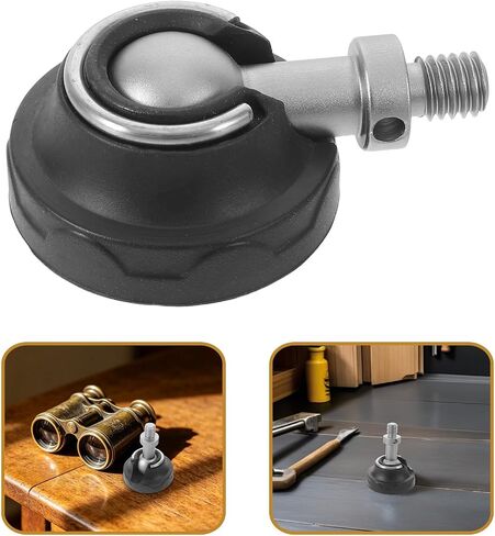 Healeved Universal 3/8 Tripod Floor Feet for Telescope Tripod and Monopod with 45mm Rubber Pads, Enhanced Stability and Anti-Slip Design for Outdoor and Studio Use in Kuwait