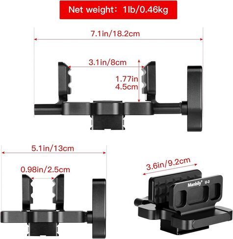 Manbily MA-284GL Hunting Tripod & U-3 Saddle Set for Shooting, 28mm Tube, Max. Load 22lbs/10kg, Aluminum Shooting Tripods with Clamp Mount 72 in in Kuwait