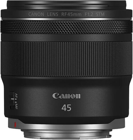 Canon RF45mm F1.2 STM Lens Compatible with Canon RF Mount Bundle with Tiffen UV Filter + Deluxe Cleaning Kit - Blower, Lens Pen, Brush & Case + Cap Keeper + Microfiber Cleaning Cloth in Kuwait