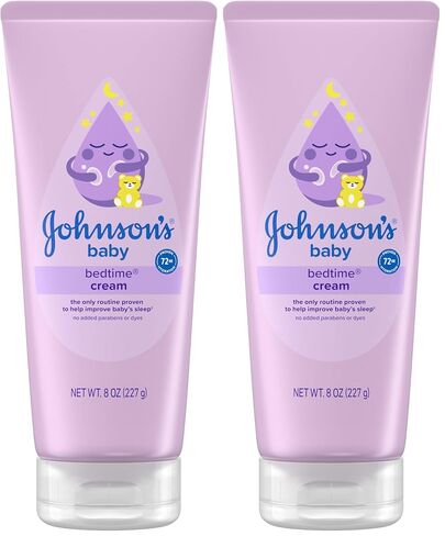 Johnson's Baby Bedtime Cream with Soothing NaturalCalm Aromas, Baby Cream with Calming Aromas, Soothing and Relaxing Scent, No Added Parabens & Dyes, 8 oz in Kuwait