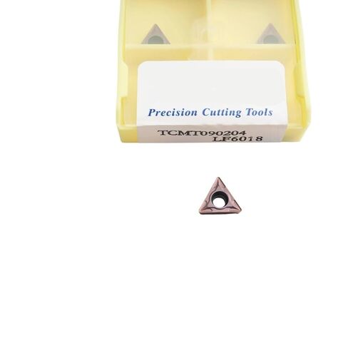 Indexable Lathe Carbide Insert 10PCS TCMT090204 LF6018 Hard Alloy Lathe Cutter Turning External Tool in Kuwait