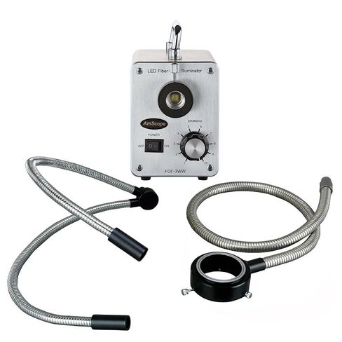 AmScope LED-30WYR 30W LED Fiber Optic O-Y Light Microscope Illuminator in Kuwait