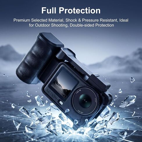 FitStill Protective Case for DJI Osmo Action 6, Multi-Functional Extended Lightweight Protective Cage, Direct Charging Street Photography Handle Component, Action6 Accessory Kit in Kuwait