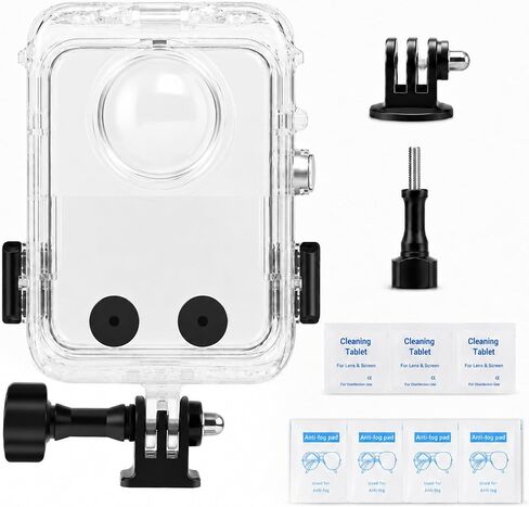 Waterproof Dive Case for Ins360 X5, 50m/164ft Invisible Underwater Housing, Transparent Sealed Diving Protective Case with AR-Coated Lens, Quick Snap Lock for Diving Snorkeling Surfing in Saudi Arabia