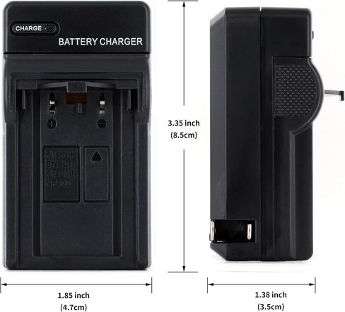 Norifon EN-EL1 Wall Charger for Nikon COOLPIX 4300 4500 4800 5000 | Compaitble with Nikon COOLPIX 5400 5700 775 8700 880 885 995 E880 with Foldable Plug in Kuwait