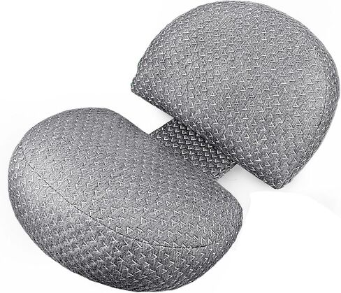 Pregnancy Wedge Pillow for Sleeping, Small Pregnancy Pillow for Travel | Adjustable Maternity Pillow for Side Sleepers，Supports Back Belly, Ideal for Pregnant, Bamboo Rayon Removable Cover, Regular in Kuwait