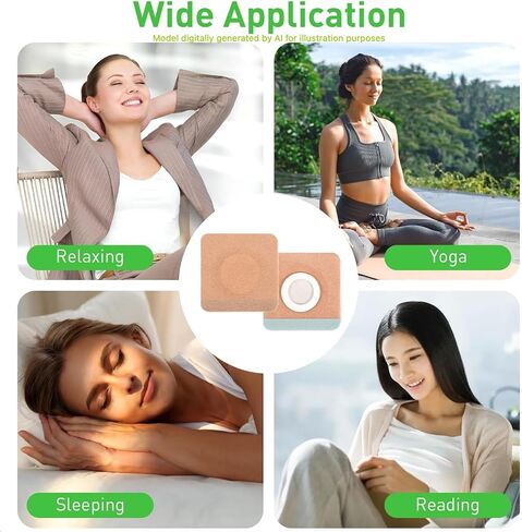 Belly Button Castor Oil Patch, 100 Pcs Disposable Belly Button Patches Organic Cotton Self-Adhesive Pads Cover for Castor Oil, Portable Breathable Anti Leakage Anti-Slip No Wash in Kuwait
