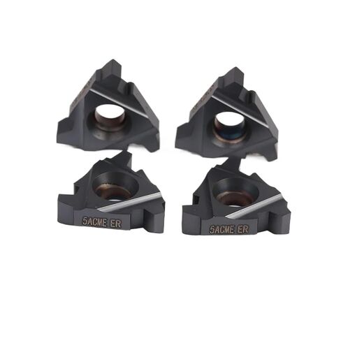 Indexable Lathe Carbide Insert 10PCS 22ER 5ACME Thread Turning Tool Hard Alloy Metal Lathe Use for Processing Steel and Stainless Materials in Kuwait