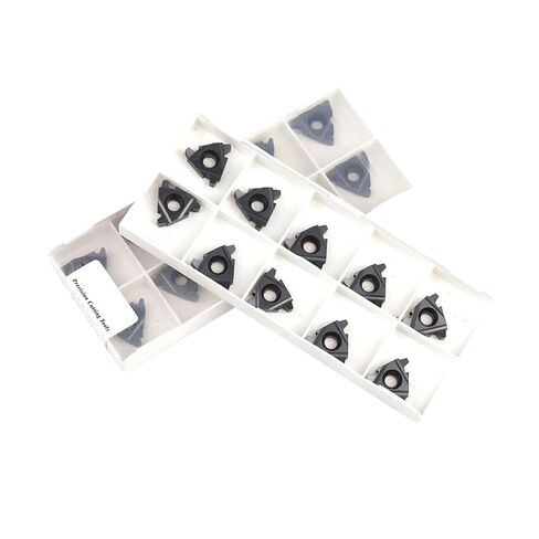 Indexable Lathe Carbide Insert 10PCS 22ER 5ACME Thread Turning Tool Hard Alloy Metal Lathe Use for Processing Steel and Stainless Materials in Kuwait