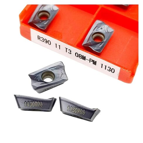 Indexable Lathe Carbide Insert 10PCS 11T308M-PM 1010/1025/1030/1040/1130/4020 Hard Alloy Indexable Lathe Metal Cutting Turning Tool(11T308M-PM 1025) in Kuwait