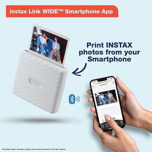 Fujifilm Instax Link Wide Printer - Mocha Gray in Kuwait