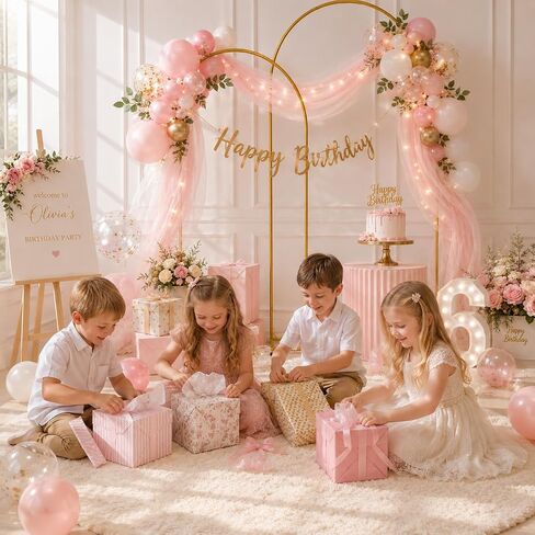 7.2 FT Arch Backdrop Stand, Balloon Arch Stand | Metal Background Arch Stand, Backdrop Arch Frame, Wedding Arch for Backdrop in Kuwait