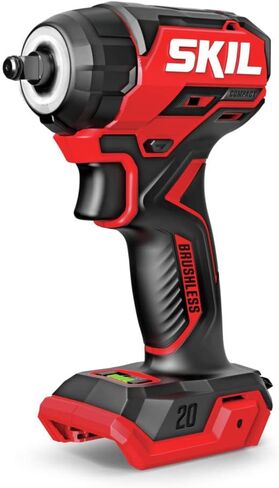 SKIL PWR CORE 20 Brushless 20V 3/8-Inch Compact Impact Wrench Kit with 3-Speed & Halo Light, Includes 2.0Ah Battery and PWR Jump Charger - IW6739B-10 in Kuwait