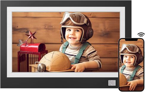 KODAK WiFi Digital Picture Frame, 11.6 Inch 1366 * 768 HD IPS Touchscreen Digital Photo Frame with 32GB Storage, Easy Setup to Share Photos or Videos, The Best Gift for Family and Friends in Kuwait