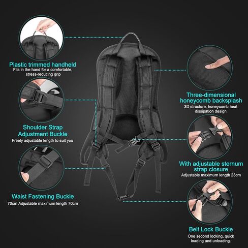 FOMITO Camera Harness Vest with V-Mount Battery Plate, V-Mount Battery Backpack Vest, Man-Portable Camera Rig with Wireless Video Transmission (BB-01-Red) in Saudi Arabia