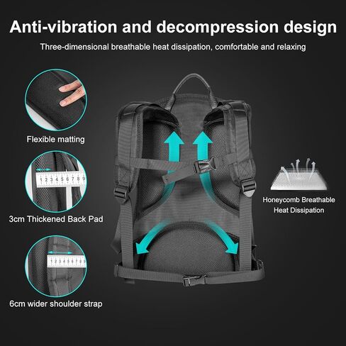 FOMITO Camera Harness Vest with V-Mount Battery Plate, V-Mount Battery Backpack Vest, Man-Portable Camera Rig with Wireless Video Transmission (BB-01-Red) in Saudi Arabia