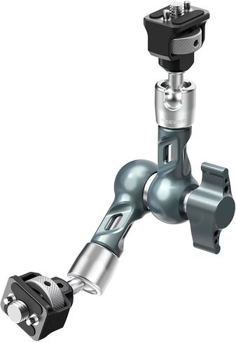 Neewer 11" Articulating Magic Arm Clamp Mount with Super Clamp, Camera Monitor Mount with 1/4" 3/8" ARRI Locating Pins & Holes for DSLR Action Camera Video Light Compatible with SmallRig Cage, ST16C in Kuwait