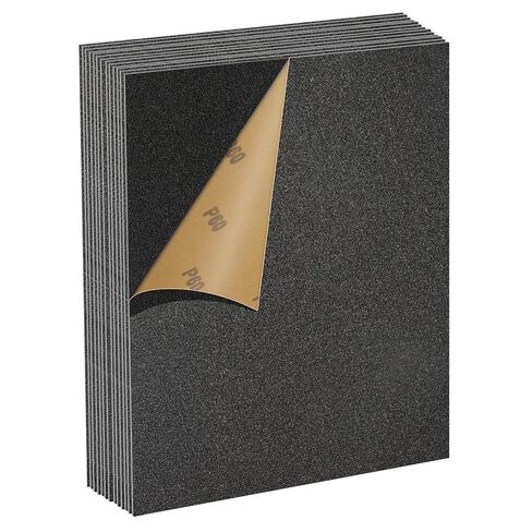 12 Sheets Sandpaper 9 x 11 Inch, 400-3000 Grit Wet Dry Sanding Paper | 400/600/800/1000/2000/3000 Assortment Grit, Silicon Carbide Abrasive Sand Sheets for Sanding Metal Wall Wood Automotive in Kuwait