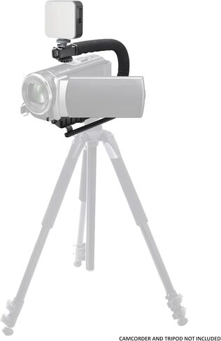 LED High Power Video Light (Super Bright) Compatible with Canon VIXIA HF R600 (Includes Mounting Brackets) in Kuwait