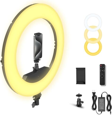 18 inch Ring Light Kit,55W no Bracket, 6700K Dimmable LED Ringlight in Kuwait