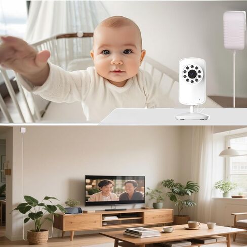 10FT Baby Monitor Charger Cable for HelloBaby HB66, HB50, HB6550,HB6560,HB6339, HB6336, HB6250, HB40 Baby Monitor K05S050100U,5V Replacement Charging Cable Power Extension Cable in Kuwait