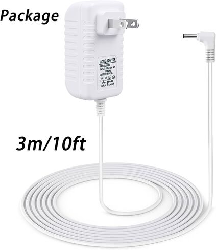 10FT Baby Monitor Charger Cable for HelloBaby HB66, HB50, HB6550,HB6560,HB6339, HB6336, HB6250, HB40 Baby Monitor K05S050100U,5V Replacement Charging Cable Power Extension Cable in Kuwait
