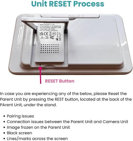 Babysense Parent Unit for HDS2 Video Baby Monitor, Replacement Unit in Kuwait