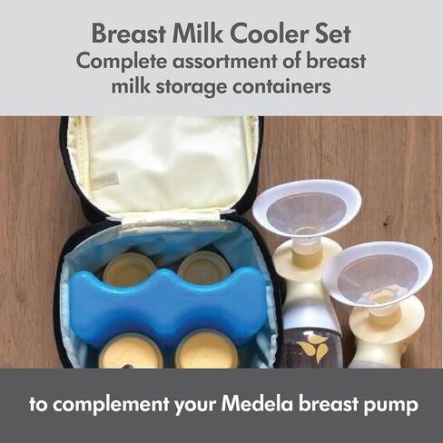 Medela Breast Milk Storage Set | Cooler, Bottles, Bags, Steam Bags | 1Ct in Kuwait