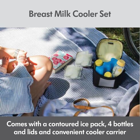 Medela Breast Milk Storage Set | Cooler, Bottles, Bags, Steam Bags | 1Ct in Kuwait