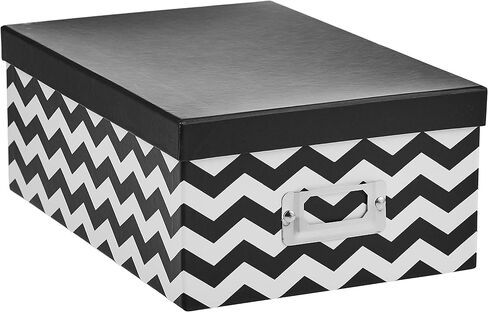 Pioneer Photo Albums B-1BW/CHEV Chevron Design Photo Storage Box (Pack of 6) in Kuwait