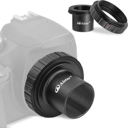 Alstar Telescope Photo Adapter for Minolta AF and Sony A Mount DSLR Cameras | T Mount Telescope Camera Adapter Include T2 T Ring and T Adapter, 1.25 Inch Telescope Accessory for Astrophotography in Kuwait