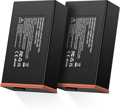 2PCS Power Mag Battery Pack Compatible with Moultrie Edge 5000mAh Cellular Trail Camera Battery for Edge, Edge PRO, Edge 2, Edge 2 PRO Replacement Battery | Batteries Pack for Edge, Edge PRO, Edge 2, Edge 2 PRO Replacement Battery in Saudi Arabia