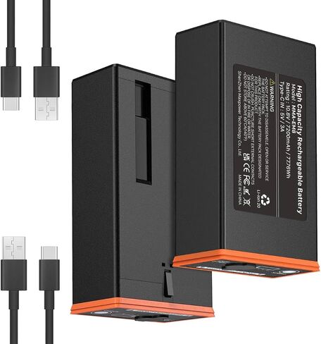 2 Pack 7200mAh Rechargeable Battery for Moultrie Edge Series Cellular Trail Camera, High Capacity Lithium-Ion Batteries Compatible with Moultrie Edge, Edge PRO ,Edge 2, Edge 2 PRO, Edge 3,Edge 3 Pro in Kuwait