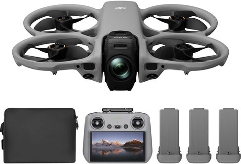 DJI Avata 360 Fly More Combo, 8K 360 FPV Drone (DJI RC 2) Bundle with Sandisk microSDXC 128GB Memory Card + Deco Photo Backpack + Deco Gear Landing Pad + Deco Essentials 26 Month Protection Pack in Kuwait
