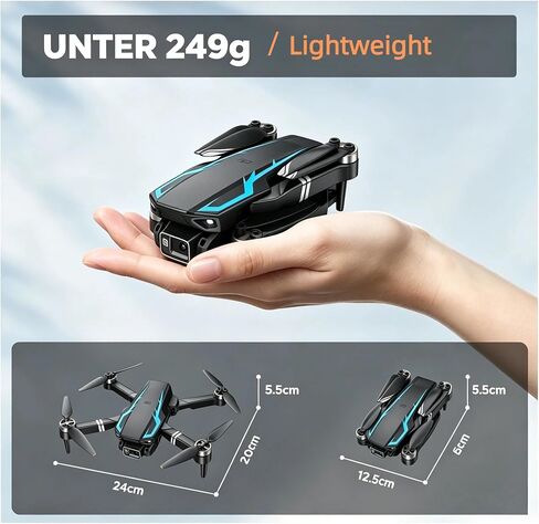 Drones with Camera for Adults 1080P, Beginner Drone with Altitude Hold, One Key Take Off/Landing, 3D Flip, 3 Speed Mode, 2 Batteries 30 Mins Flight Time, Mini 4K Drone with Camera in Kuwait