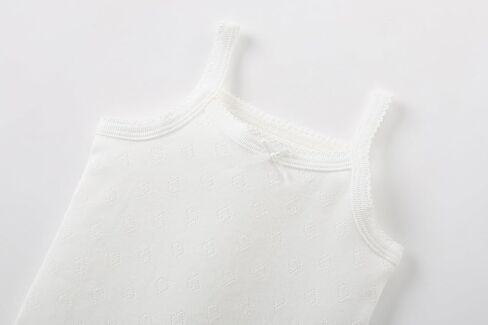 AIWUHE Baby Girl Tank Top Sleeveless Bodysuits Cotton Onsies Baby Clothes Summer Undershirts Off-White 12 Months in Kuwait
