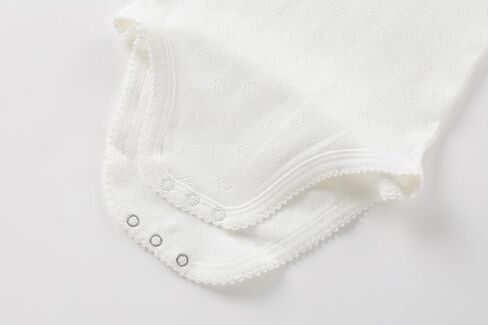 AIWUHE Baby Girl Tank Top Sleeveless Bodysuits Cotton Onsies Baby Clothes Summer Undershirts Off-White 12 Months in Kuwait