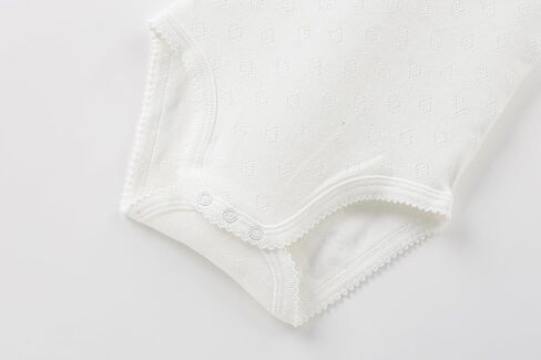 AIWUHE Baby Girl Tank Top Sleeveless Bodysuits Cotton Onsies Baby Clothes Summer Undershirts Off-White 12 Months in Kuwait