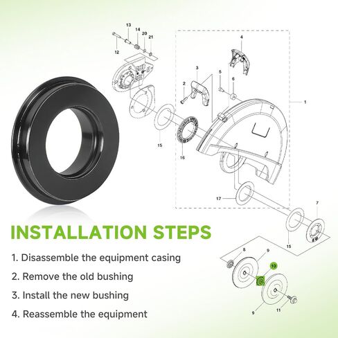 578398201 Bushing Compatible with Husqvarna K-Series Power Cutters | Fits Selected K770, K1270, K760 and K970 III Chainsaws, Concrete Saw and Cutting Equipment Assemblies in Kuwait