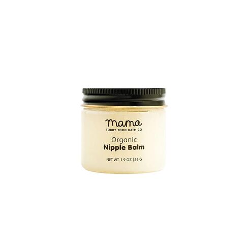 Tubby Todd Nipple Balm, Lanolin-Free Organic Balm for Breastfeeding | Safe for Moms and Babies, Fragrance Free in Kuwait