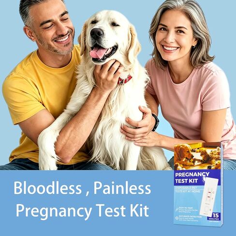 2 PCS Dog/Pet/Cat Pregnancy Test Kit, Early Pregnancy Test for Dogs and Cats, Fast and Accurate Home Testing, Results Within 15 Minutes in Kuwait