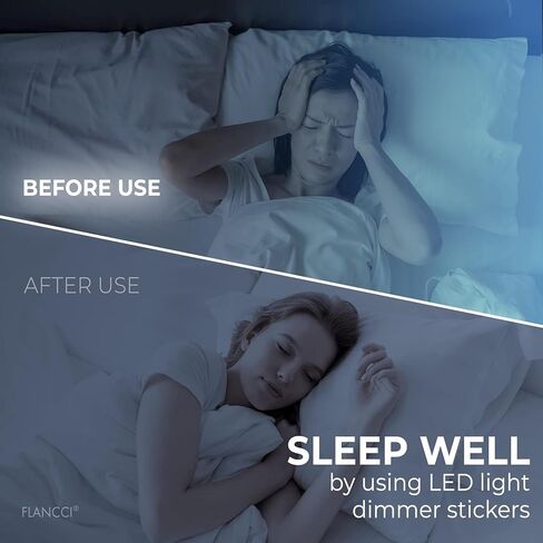 Light Dimming Sheets, Light Blocking LED Covers, Custom Size (3 Sheets) Dimming Stickers Sheet for Alarm Clocks, Electronic Games, Cellphones, Appliance - Dimming 80% ~ 100%, (3Sheets = 3 Uncut) in Kuwait