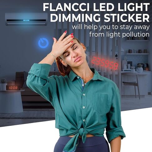 Light Dimming Sheets, Light Blocking LED Covers, Custom Size (3 Sheets) Dimming Stickers Sheet for Alarm Clocks, Electronic Games, Cellphones, Appliance - Dimming 80% ~ 100%, (3Sheets = 3 Uncut) in Kuwait